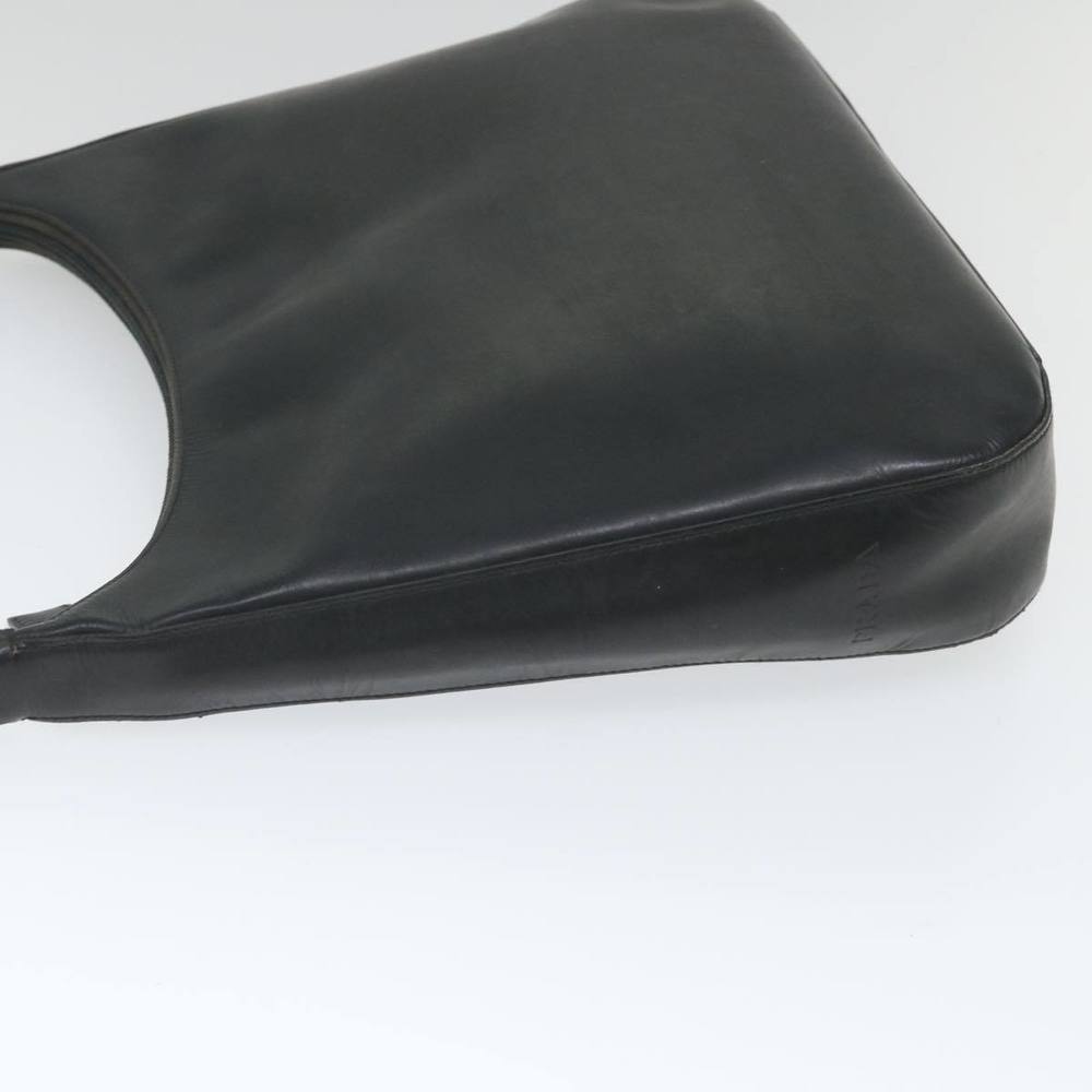 PRADA Shoulder Bag Leather Black Auth 56396 - Picture 4 of 16